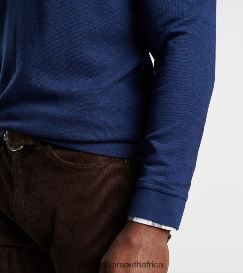 Navy Men Peter Millar Crown Comfort Pullover Apparel B62P4F650