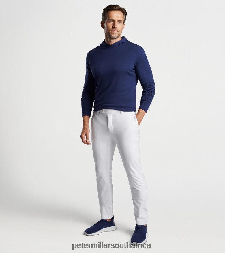 Navy Men Peter Millar Excursionist Flex Vantage Hoodie Apparel B62P4F750