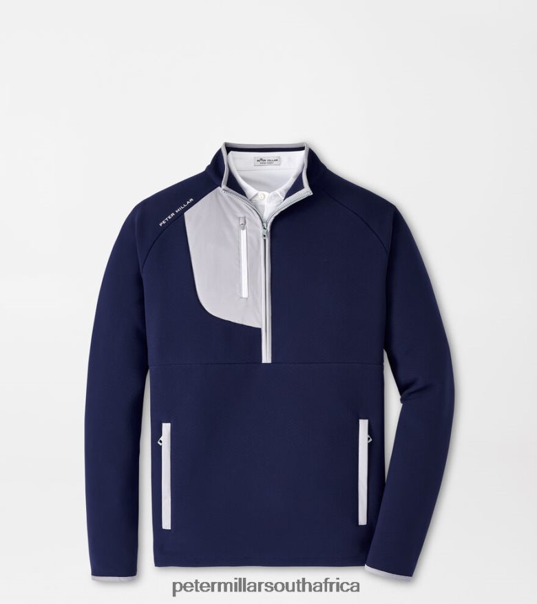 Navy Men Peter Millar Galeforce Half-Zip Apparel B62P4F724