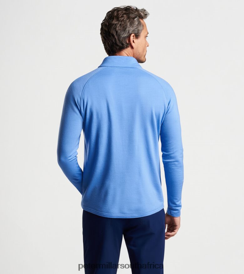 Regatta Blue Men Peter Millar Excursionist Flex Performance Pullover Apparel B62P4F726