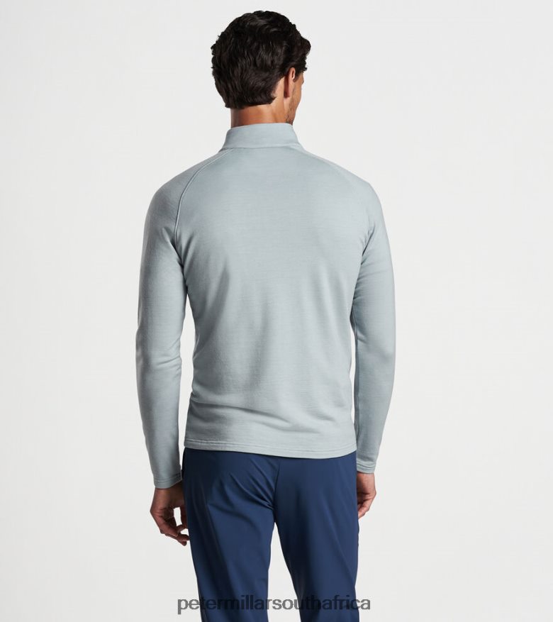 Sage Fog Men Peter Millar Excursionist Flex Performance Pullover Apparel B62P4F727