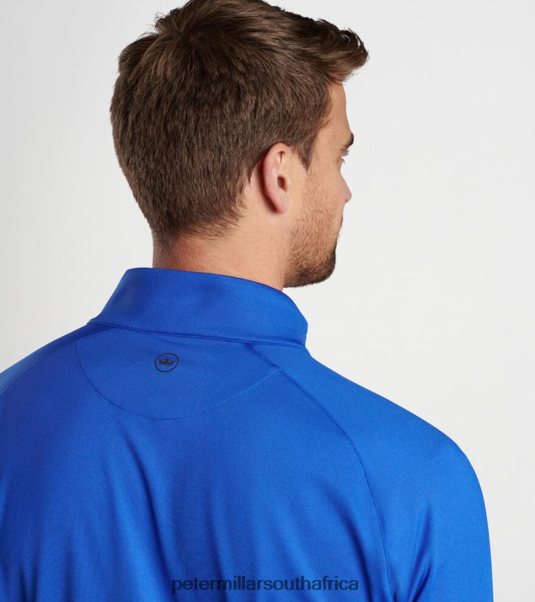 Sapphire Men Peter Millar Forge Performance Quarter-Zip Apparel B62P4F658