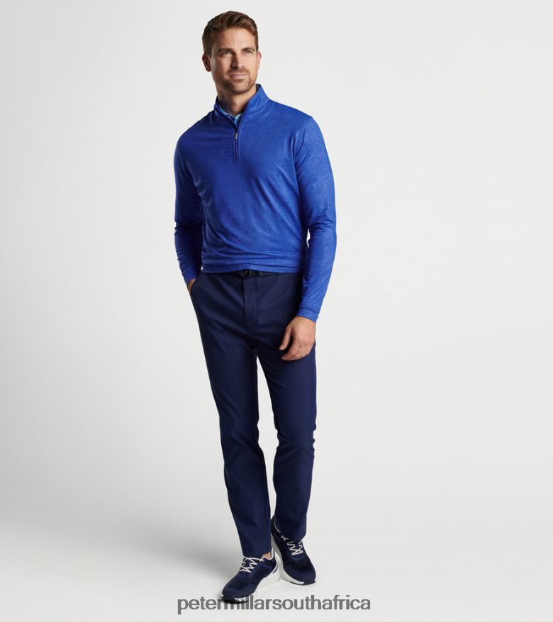 Sapphire Men Peter Millar Perth Botanical Performance Quarter-Zip Apparel B62P4F783