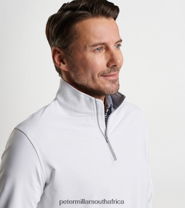 White Men Peter Millar Perth Performance Quarter-Zip Apparel B62P4F705