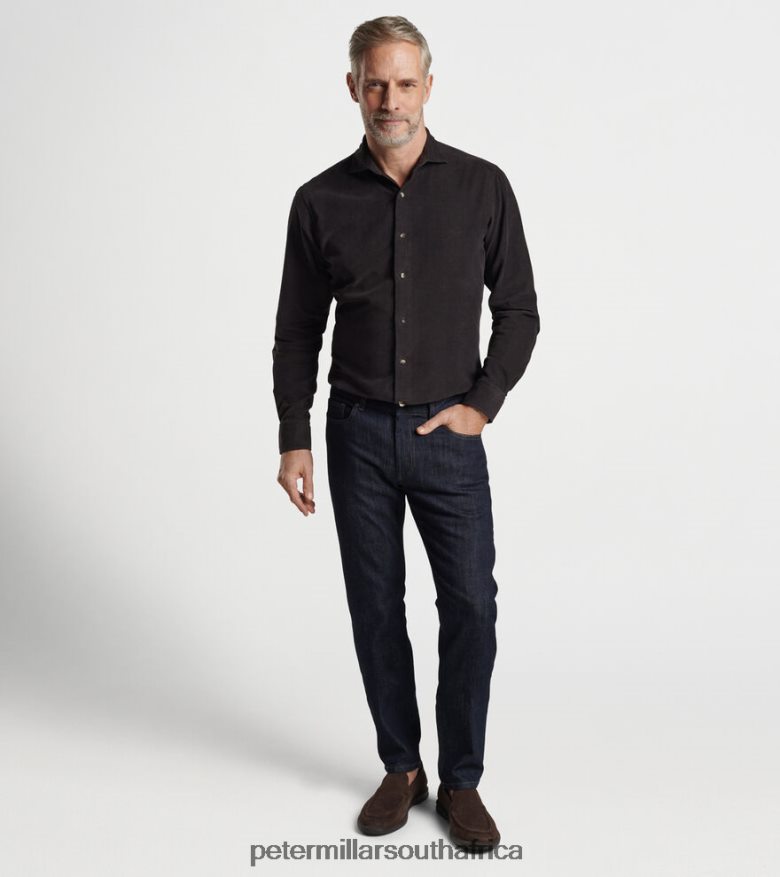 Espresso Men Peter Millar Lucan Cotton Cashmere Sport Shirt Apparel B62P4F502