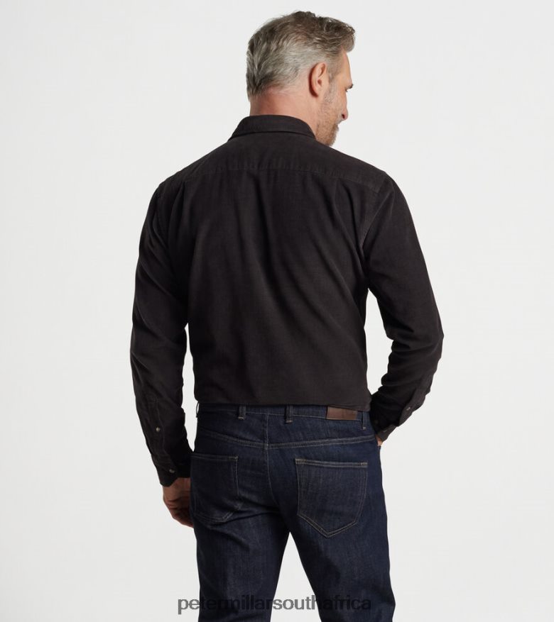 Espresso Men Peter Millar Lucan Cotton Cashmere Sport Shirt Apparel B62P4F502