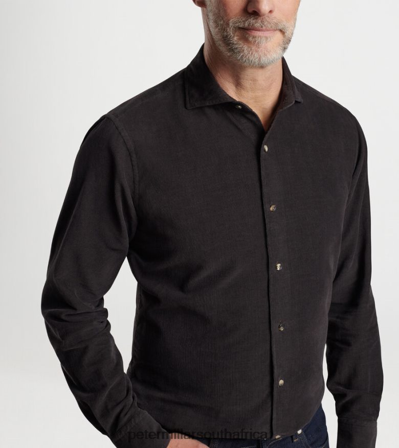 Espresso Men Peter Millar Lucan Cotton Cashmere Sport Shirt Apparel B62P4F502