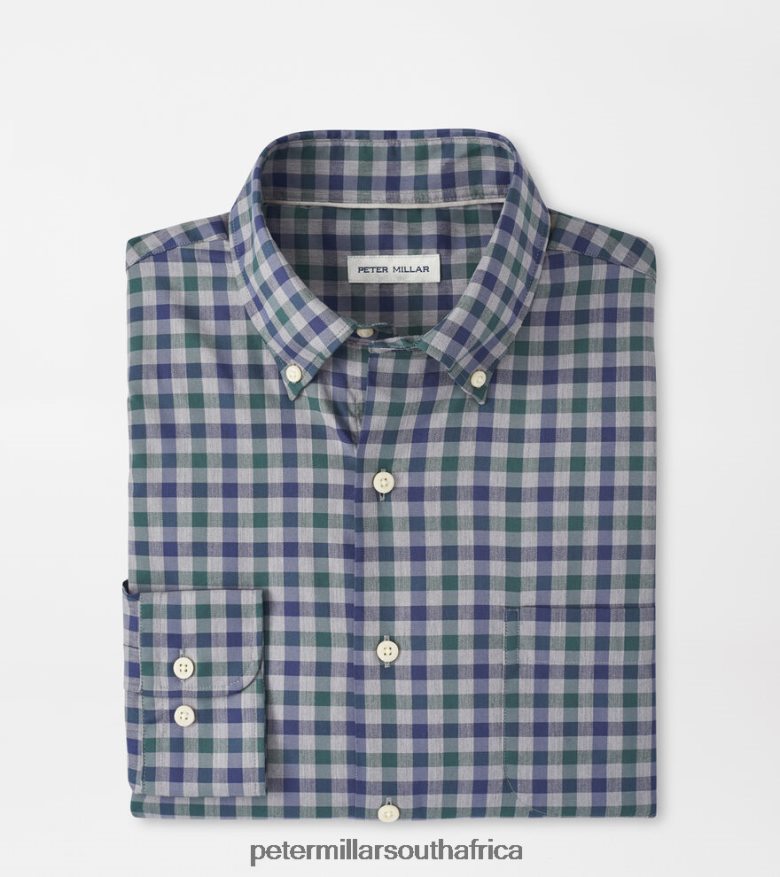 Gale Grey Men Peter Millar Becket Cotton-Stretch Sport Shirt Apparel B62P4F455