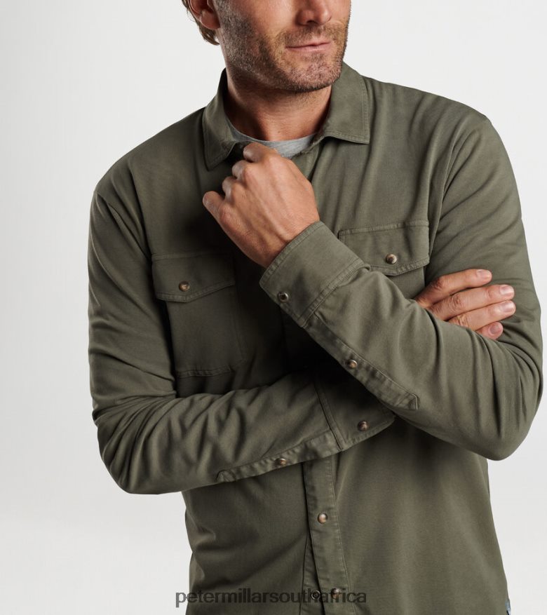 Juniper Men Peter Millar Lava Wash Snap Front Shirt Apparel B62P4F459
