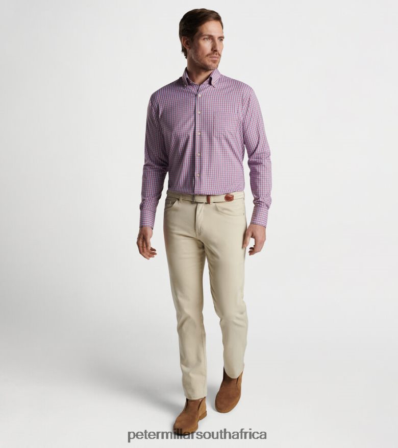 Radish Men Peter Millar Ashbury Performance Twill Sport Shirt Apparel B62P4F447