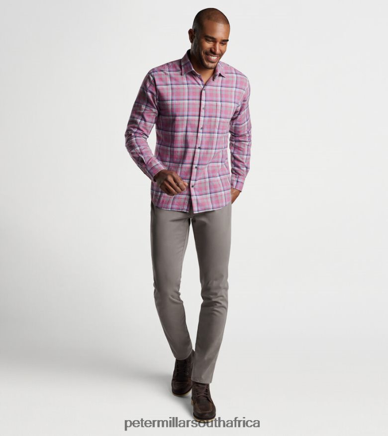 Radish Men Peter Millar Iron Way Cotton Sport Shirt Apparel B62P4F469