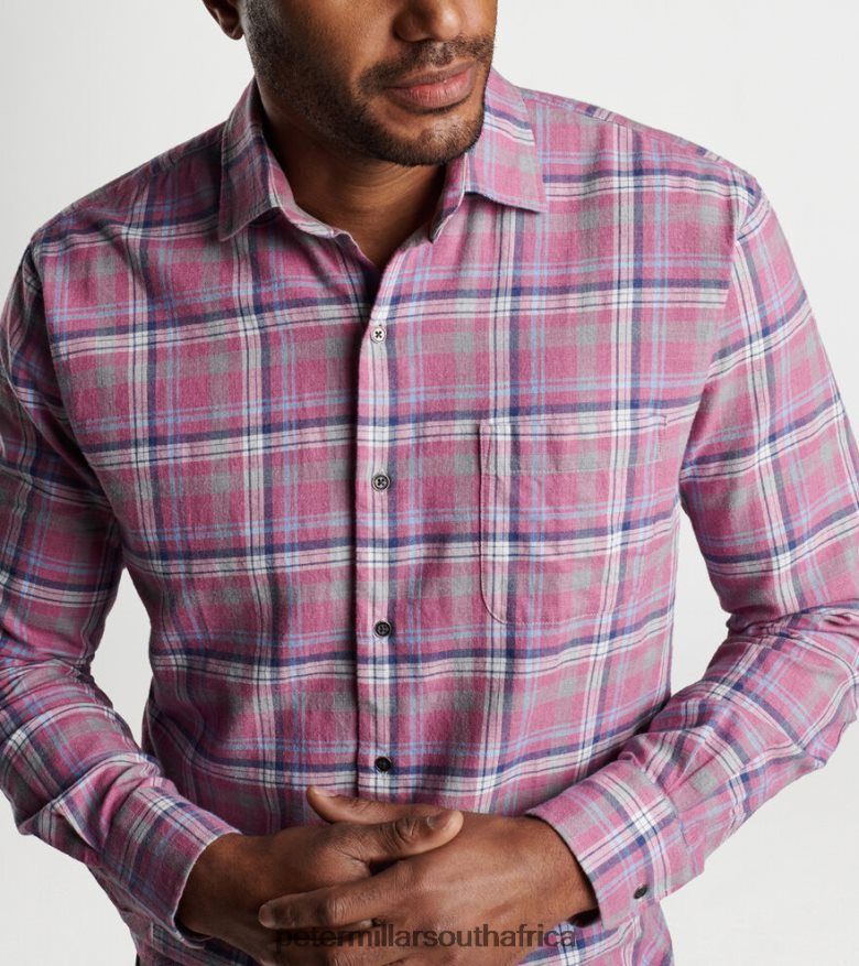 Radish Men Peter Millar Iron Way Cotton Sport Shirt Apparel B62P4F469