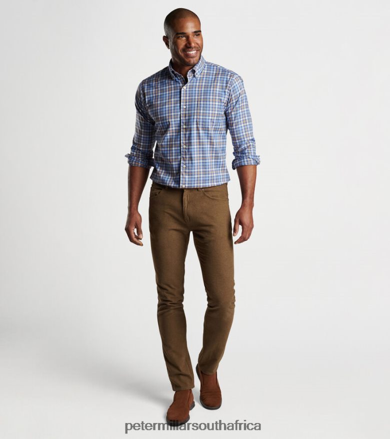 Star Dust Men Peter Millar Orin Cotton-Stretch Sport Shirt Apparel B62P4F445