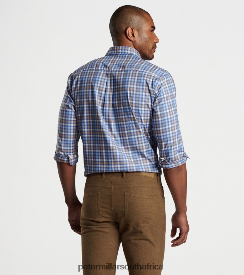 Star Dust Men Peter Millar Orin Cotton-Stretch Sport Shirt Apparel B62P4F445