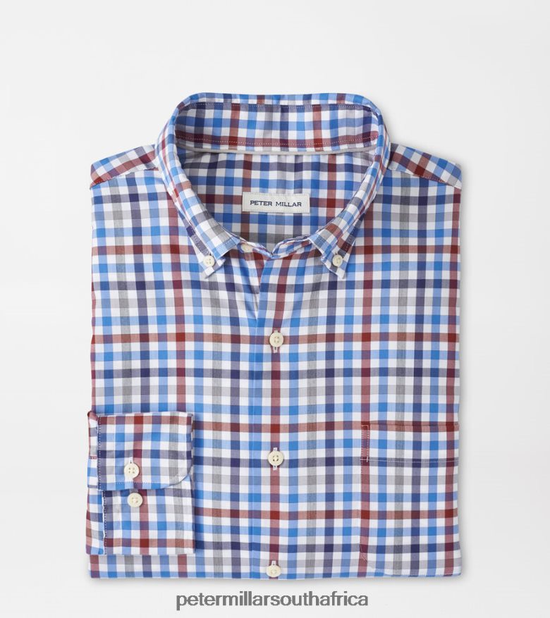 White Men Peter Millar Orin Cotton-Stretch Sport Shirt Apparel B62P4F446