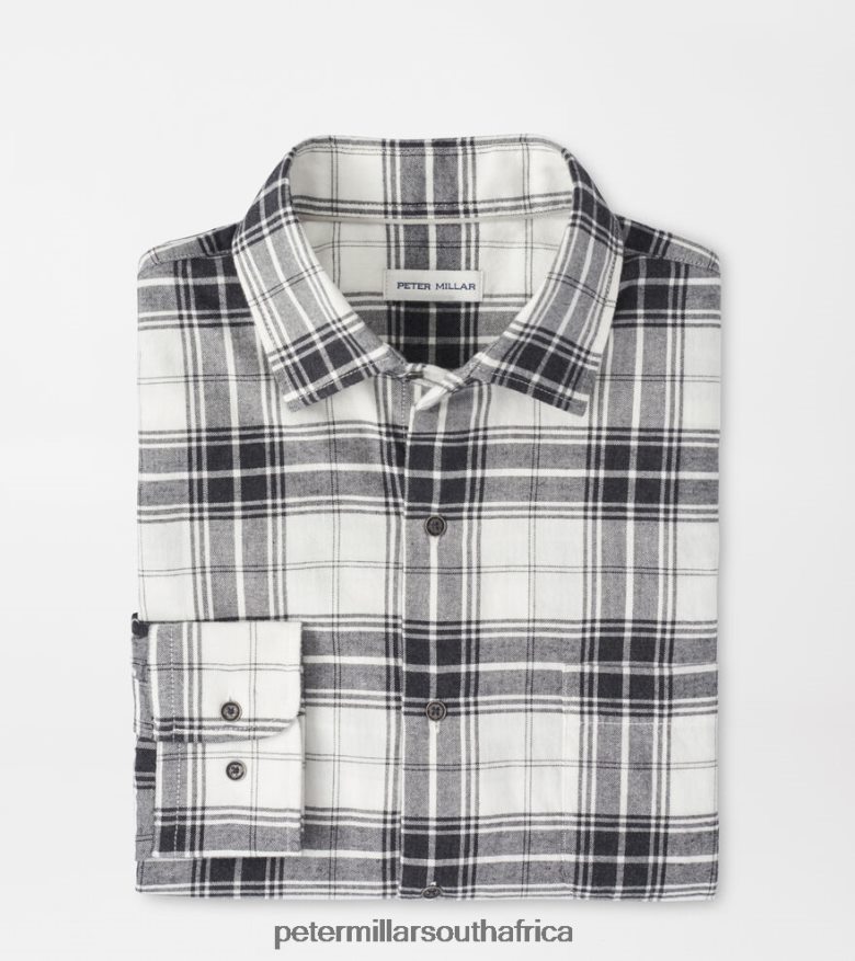 Winter Ivory Men Peter Millar Whitecliff Cotton Sport Shirt Apparel B62P4F482