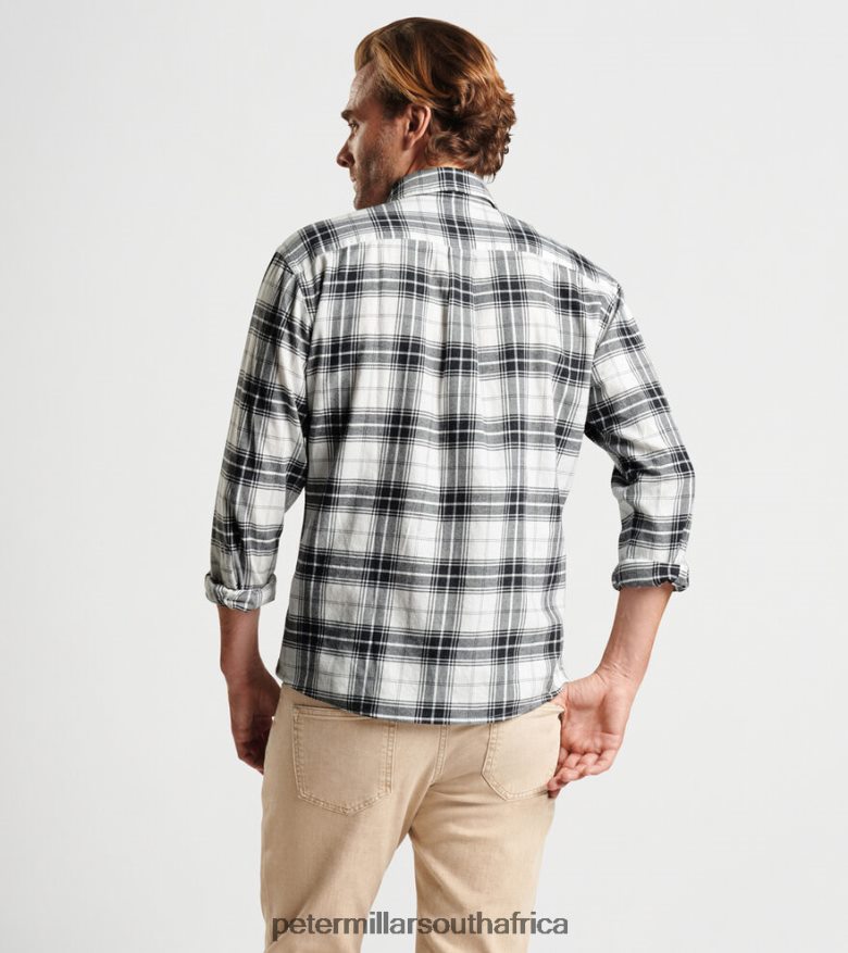 Winter Ivory Men Peter Millar Whitecliff Cotton Sport Shirt Apparel B62P4F482