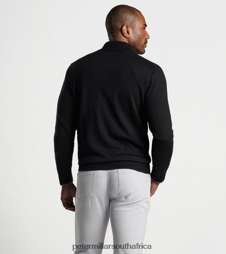 Black Men Peter Millar Autumn Crest Quarter-Zip Apparel B62P4F507