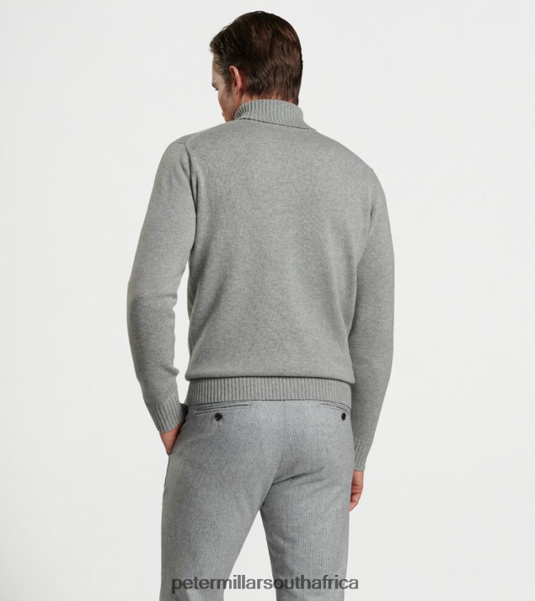 British Grey Men Peter Millar Alpine Turtleneck Apparel B62P4F620