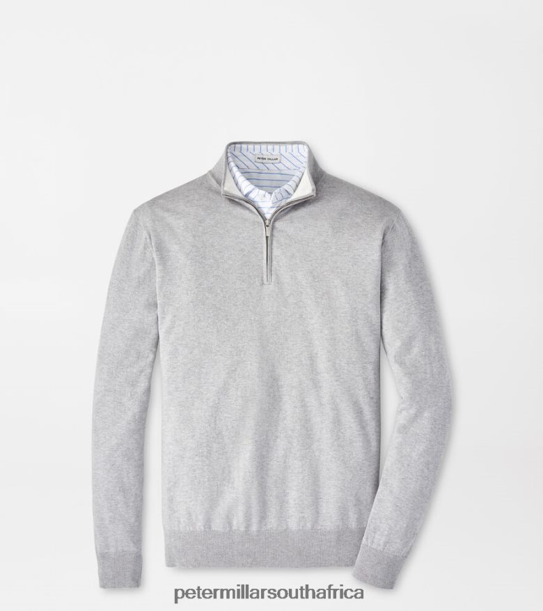 British Grey Men Peter Millar Whitaker Quarter-Zip Sweater Apparel B62P4F594