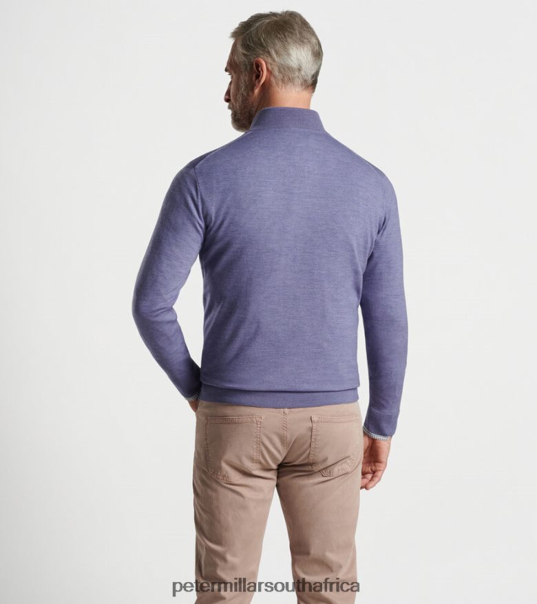 Cascade Blue Men Peter Millar Excursionist Flex Quarter-Zip Apparel B62P4F584