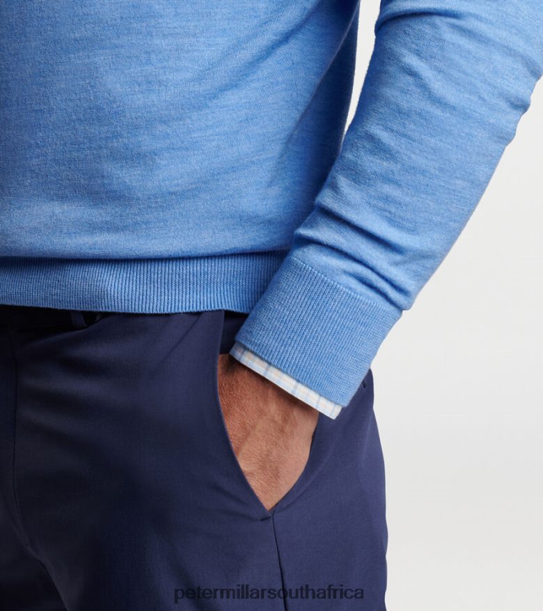 Cascade Blue Men Peter Millar Excursionist Flex Quarter-Zip Apparel B62P4F588