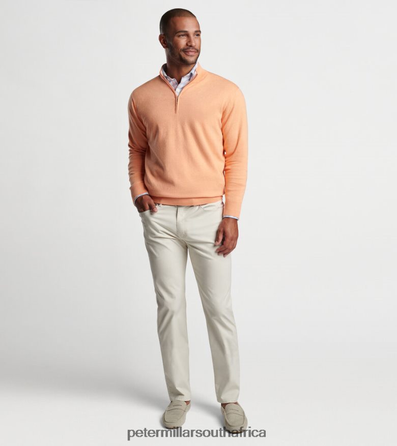Coral Haze Men Peter Millar Whitaker Quarter-Zip Sweater Apparel B62P4F597