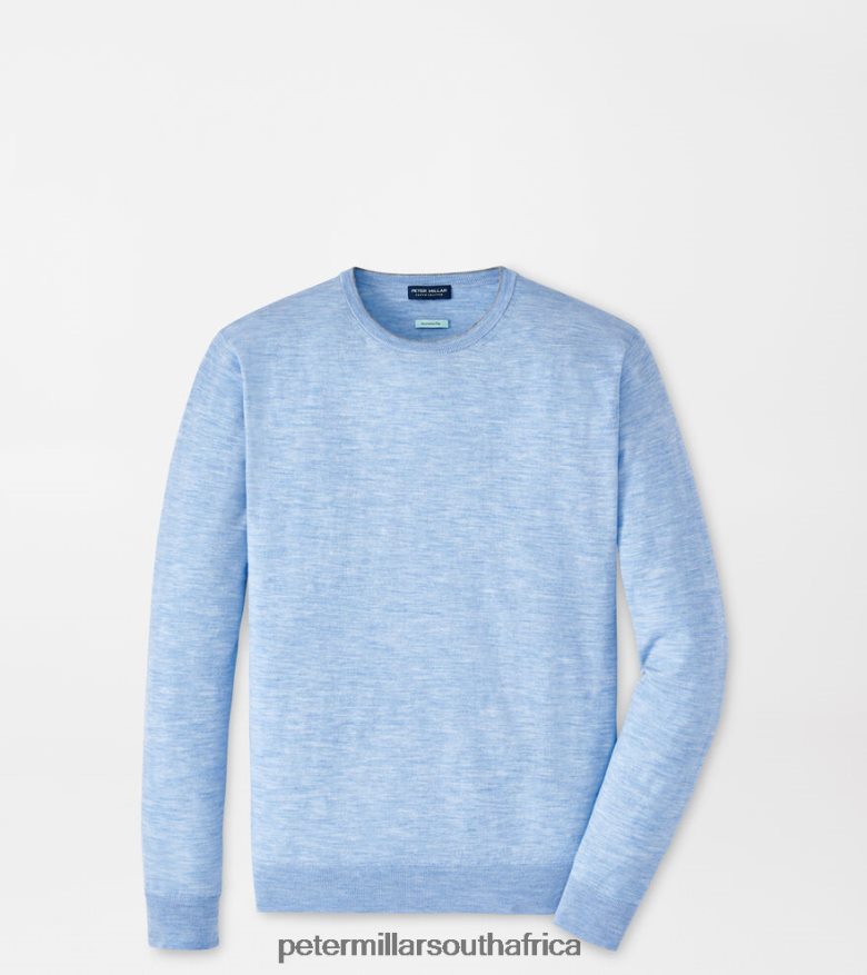 Cottage Blue Men Peter Millar Excursionist Flex Crew Apparel B62P4F579