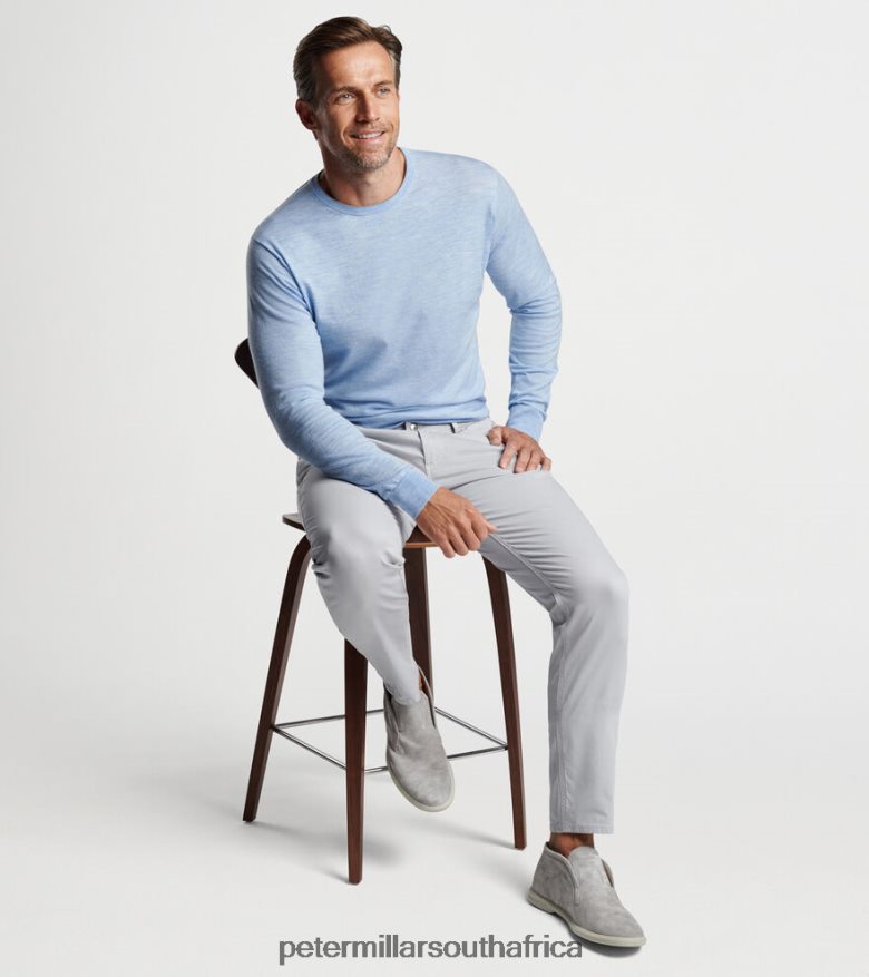 Cottage Blue Men Peter Millar Excursionist Flex Crew Apparel B62P4F579