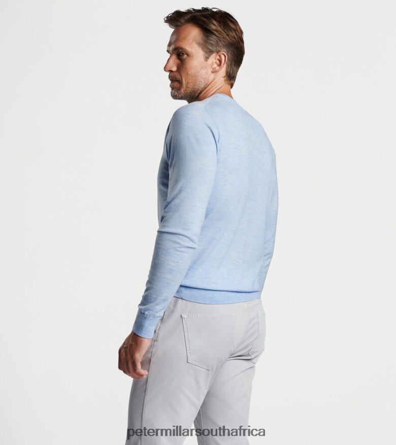 Cottage Blue Men Peter Millar Excursionist Flex Crew Apparel B62P4F579