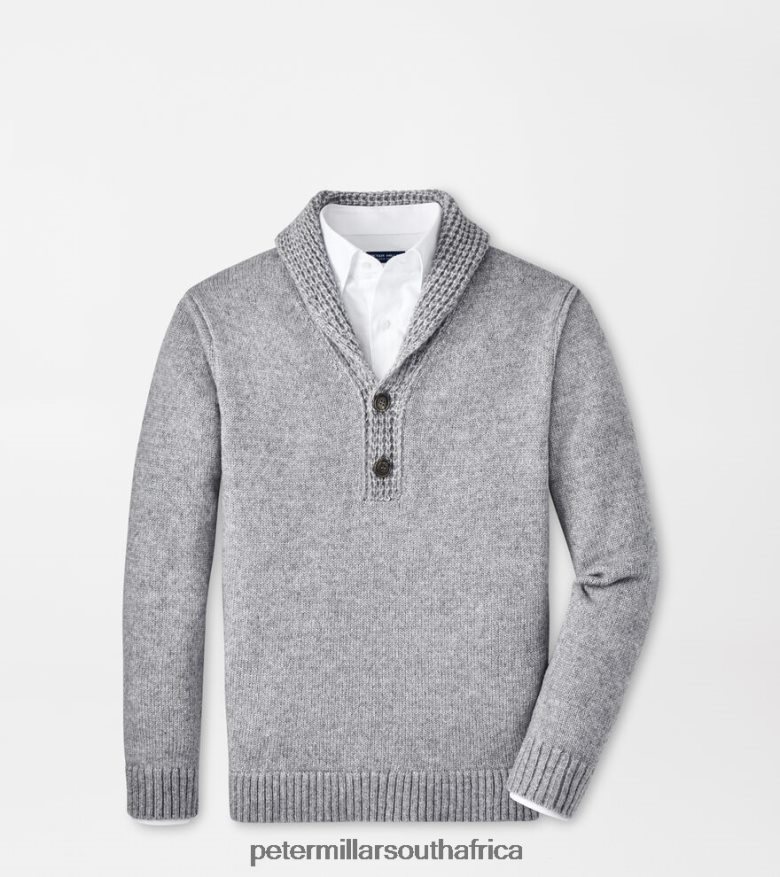 Gale Grey Men Peter Millar Eklund Shawl Popover Apparel B62P4F613