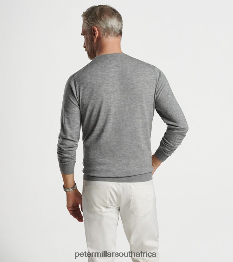 Gale Grey Men Peter Millar Excursionist Flex Crew Apparel B62P4F576