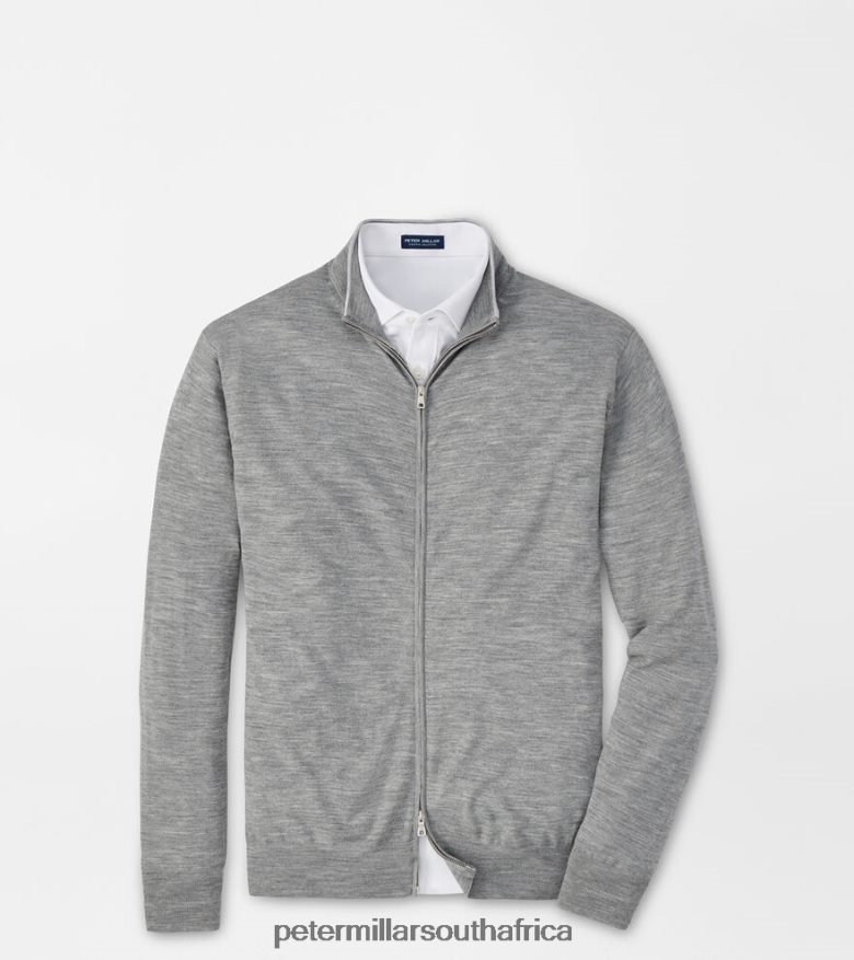 Gale Grey Men Peter Millar Excursionist Flex Full-Zip Apparel B62P4F621