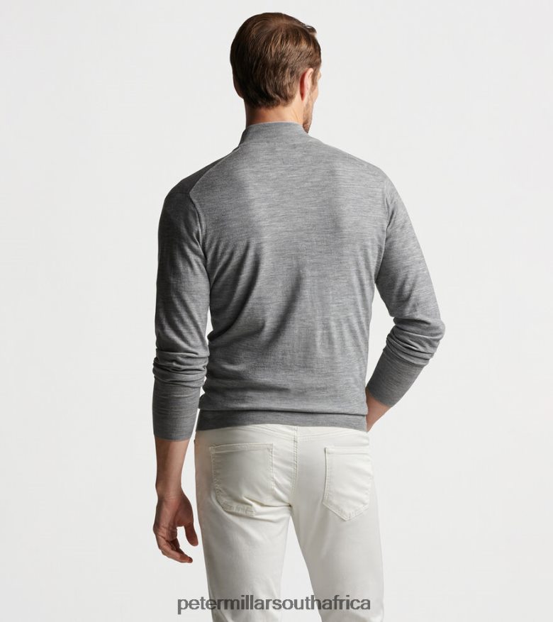 Gale Grey Men Peter Millar Excursionist Flex Full-Zip Apparel B62P4F621