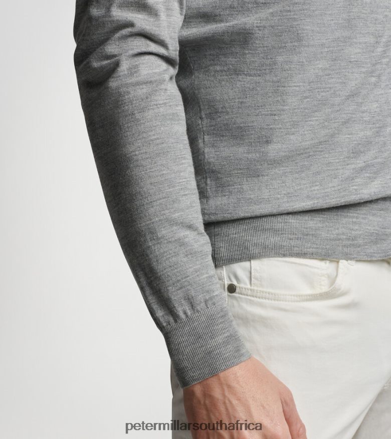 Gale Grey Men Peter Millar Excursionist Flex Full-Zip Apparel B62P4F621