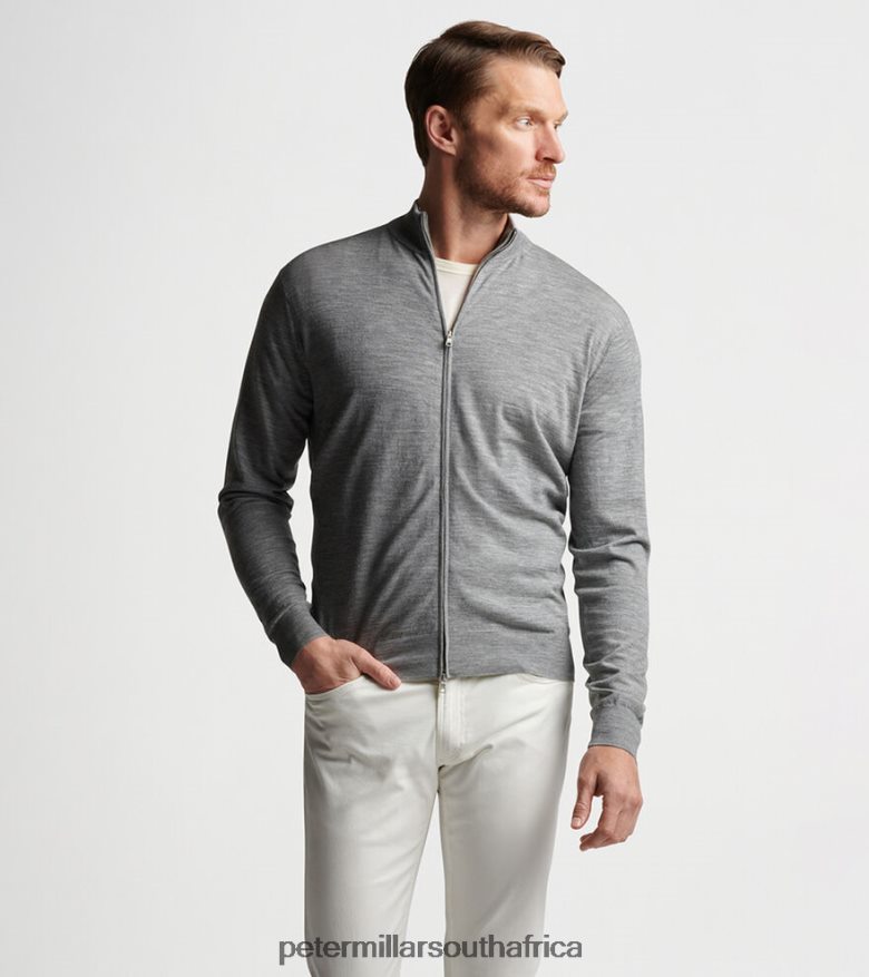 Gale Grey Men Peter Millar Excursionist Flex Full-Zip Apparel B62P4F621