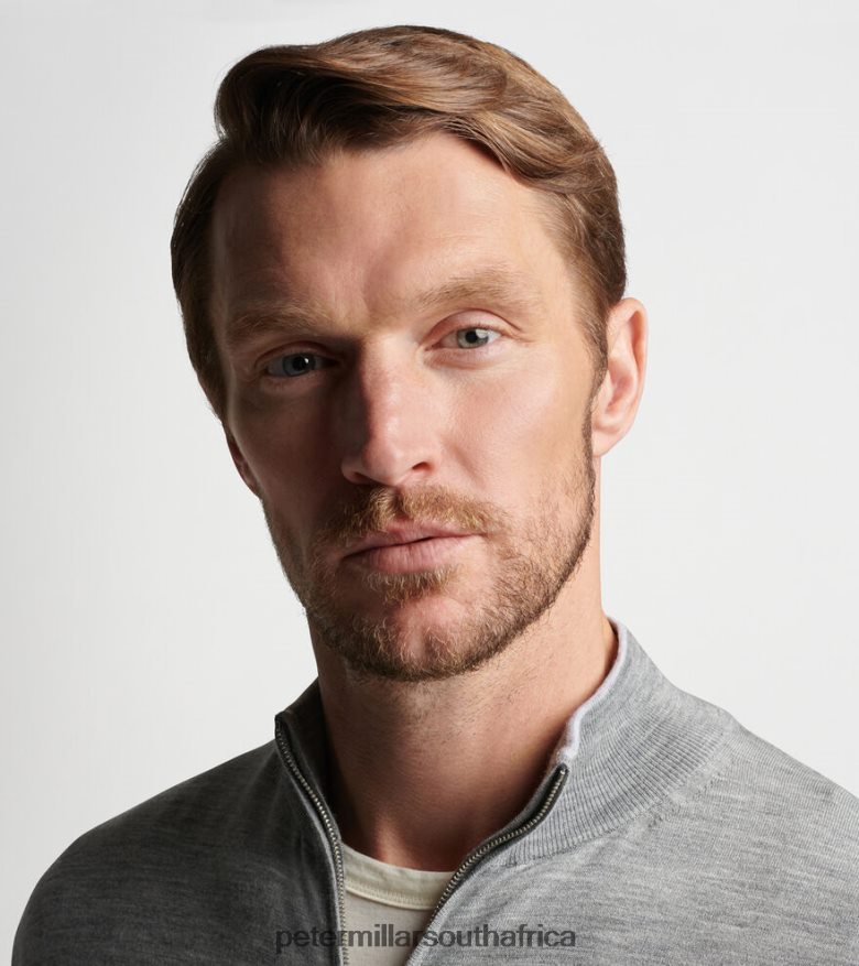 Gale Grey Men Peter Millar Excursionist Flex Full-Zip Apparel B62P4F621