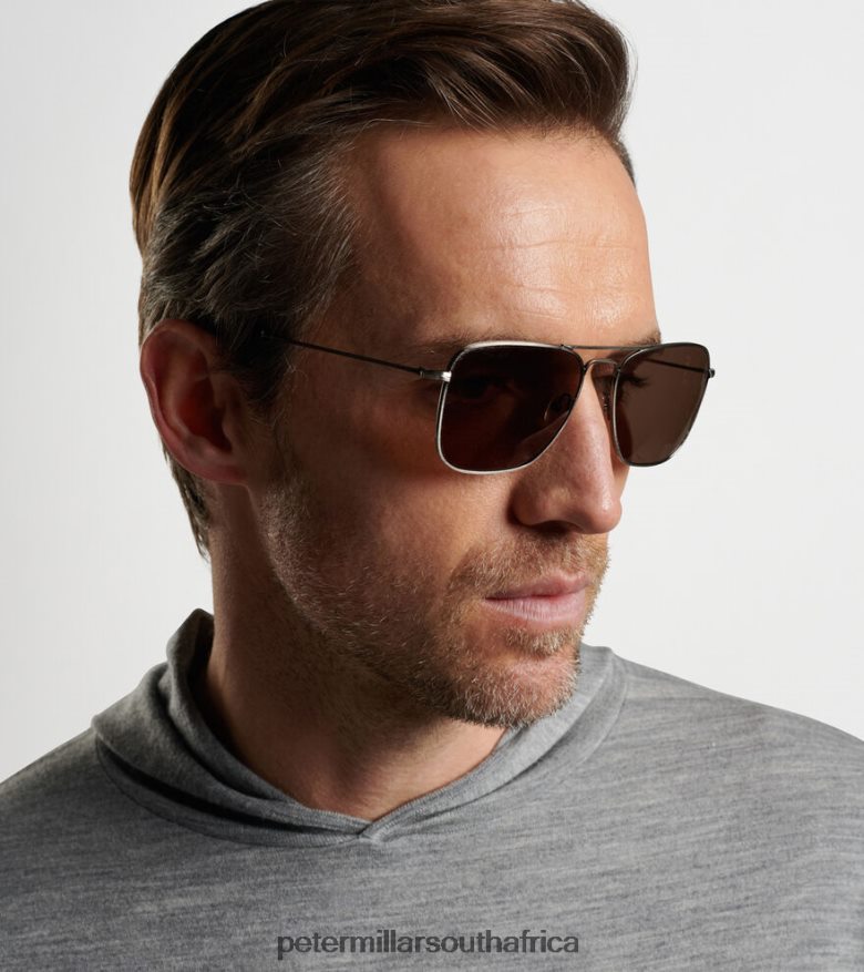 Gale Grey Men Peter Millar Excursionist Flex Popover Hoodie Apparel B62P4F561