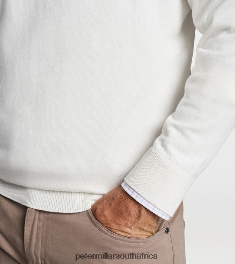 Ivory Men Peter Millar Whitaker Quarter-Zip Sweater Apparel B62P4F599