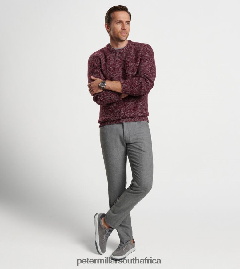 Merlot Men Peter Millar Endless Horizon Cashmere Crew Apparel B62P4F619