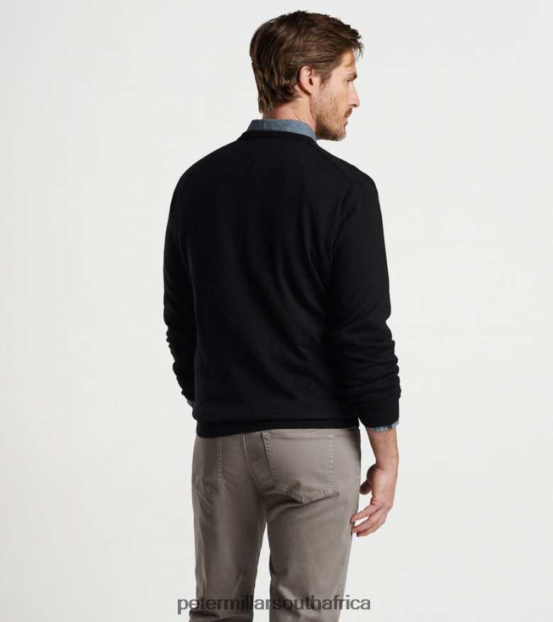 Navy Men Peter Millar Autumn Crest V-Neck Apparel B62P4F534