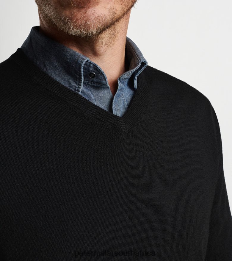 Navy Men Peter Millar Autumn Crest V-Neck Apparel B62P4F534