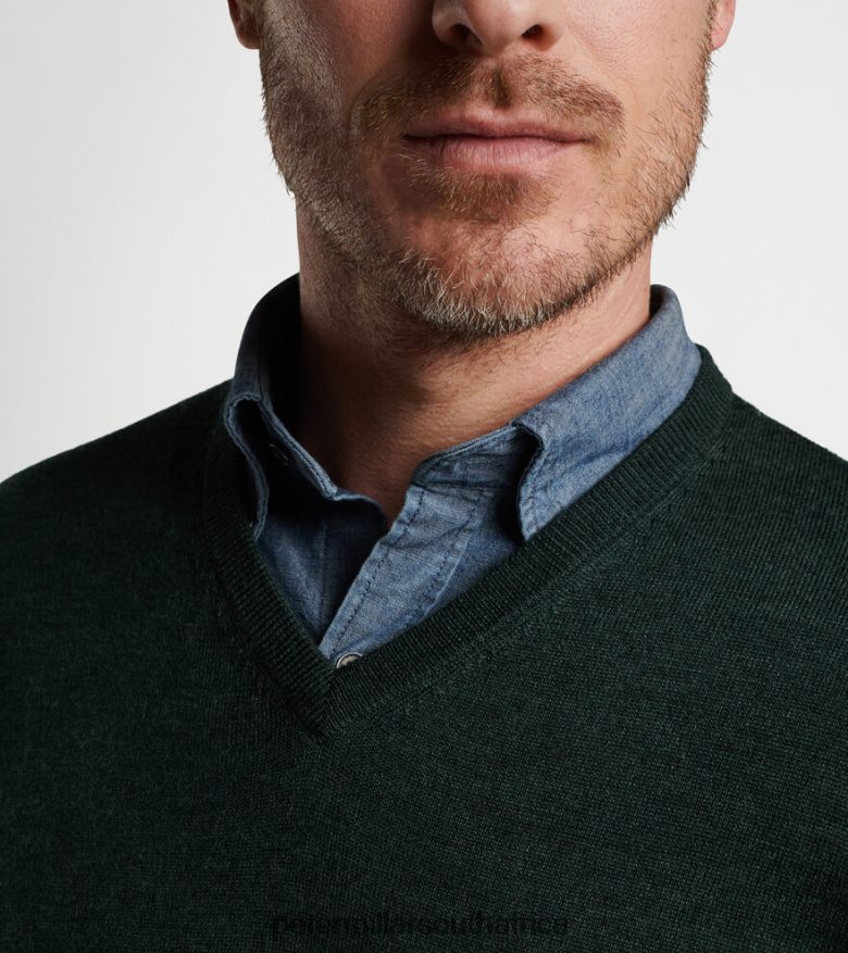 Navy Men Peter Millar Autumn Crest V-Neck Apparel B62P4F535