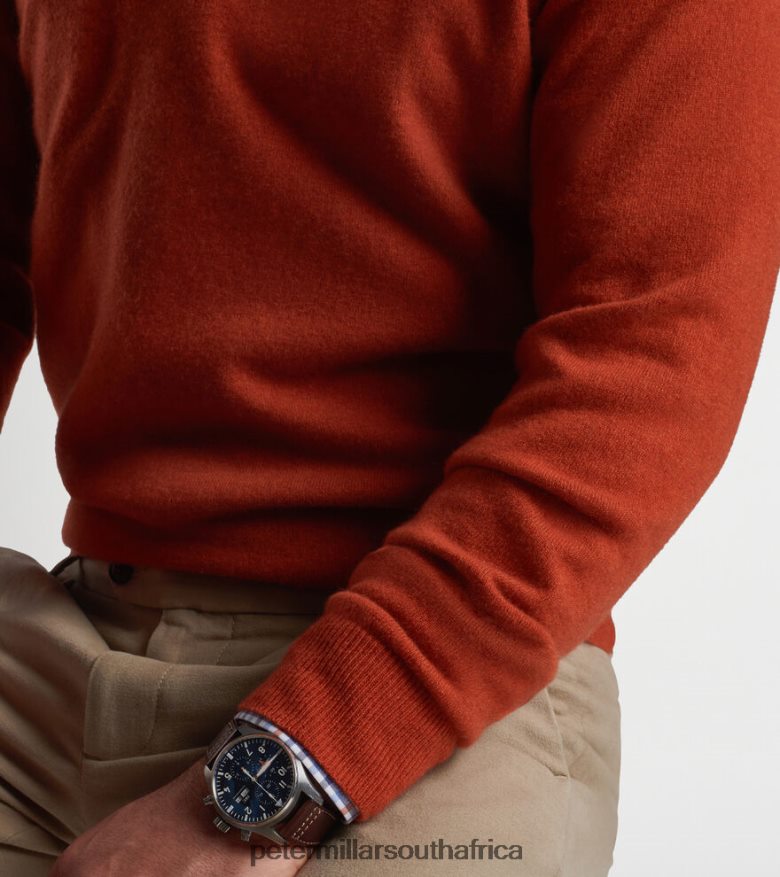 Red Men Peter Millar Artisan Crafted Cashmere Flex Quarter-Zip Apparel B62P4F520