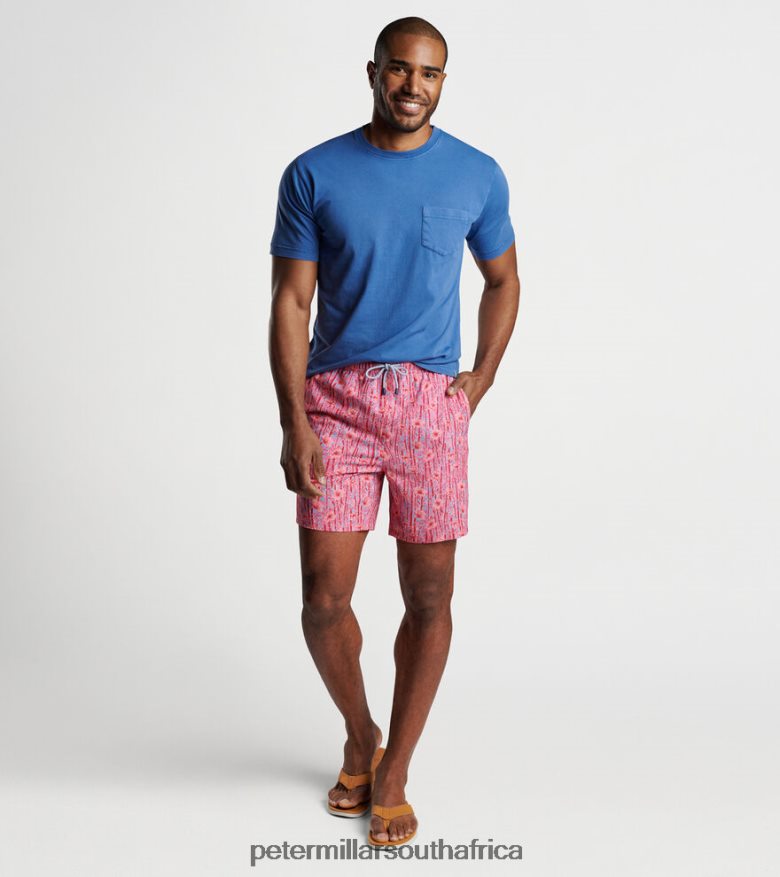 Blue Men Peter Millar Lava Wash Pocket Tee Apparel B62P4F818