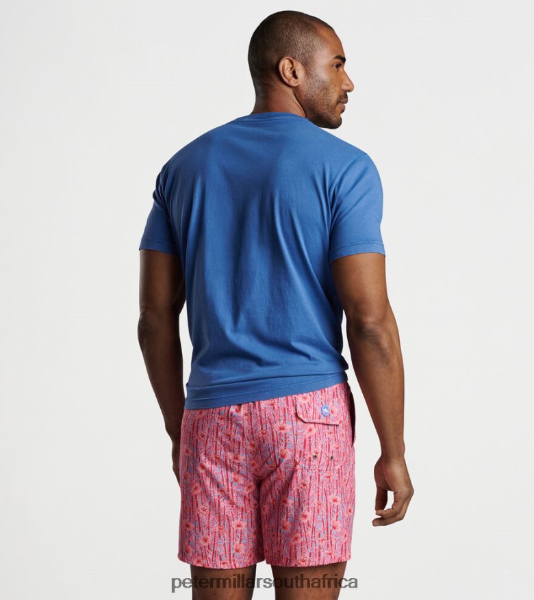 Blue Men Peter Millar Lava Wash Pocket Tee Apparel B62P4F818