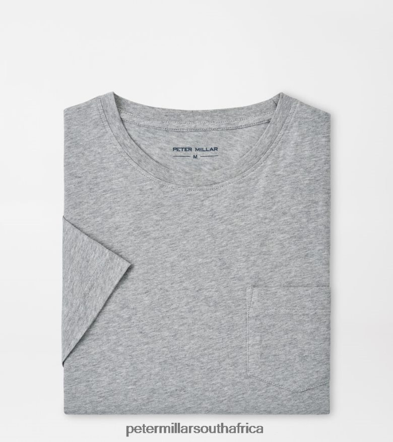 Coastal Grey Men Peter Millar Lava Wash Pocket Tee Apparel B62P4F828