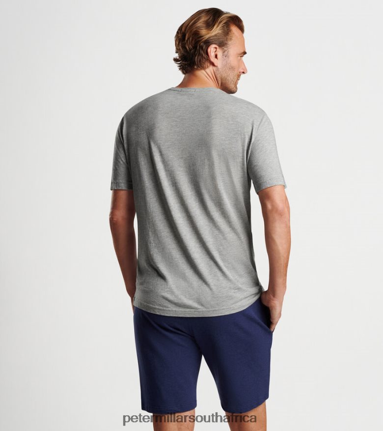 Coastal Grey Men Peter Millar Seaside Pocket Tee Apparel B62P4F825