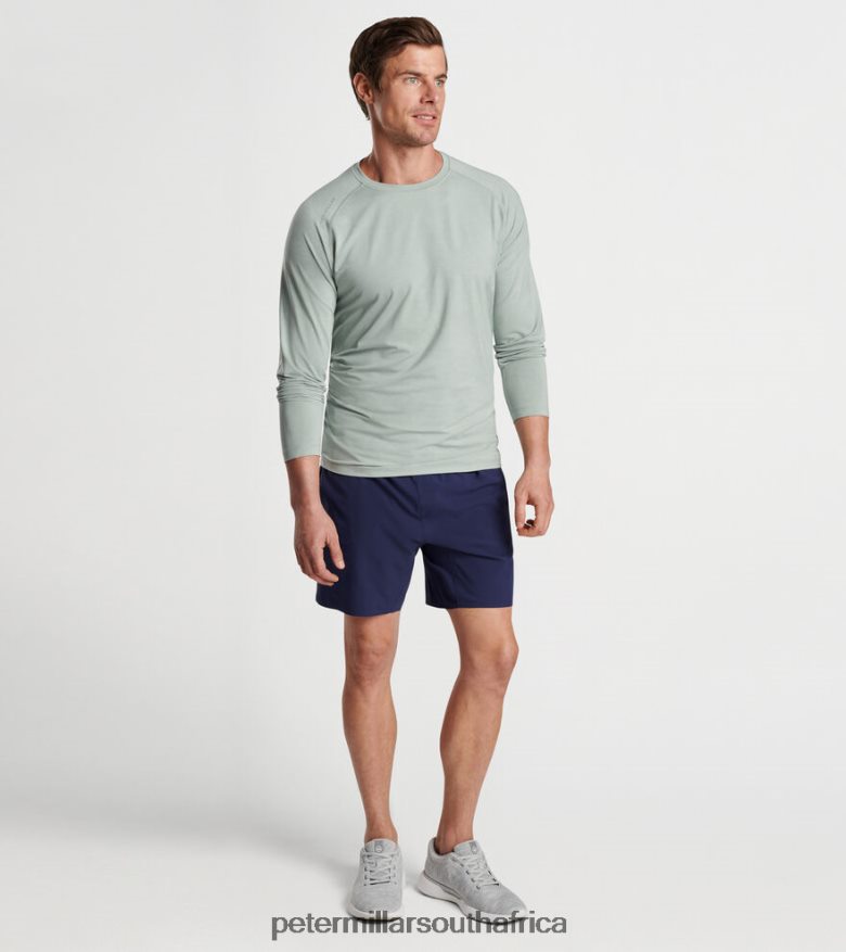 Grey Men Peter Millar Aurora Performance Long-Sleeve T-Shirt Apparel B62P4F815