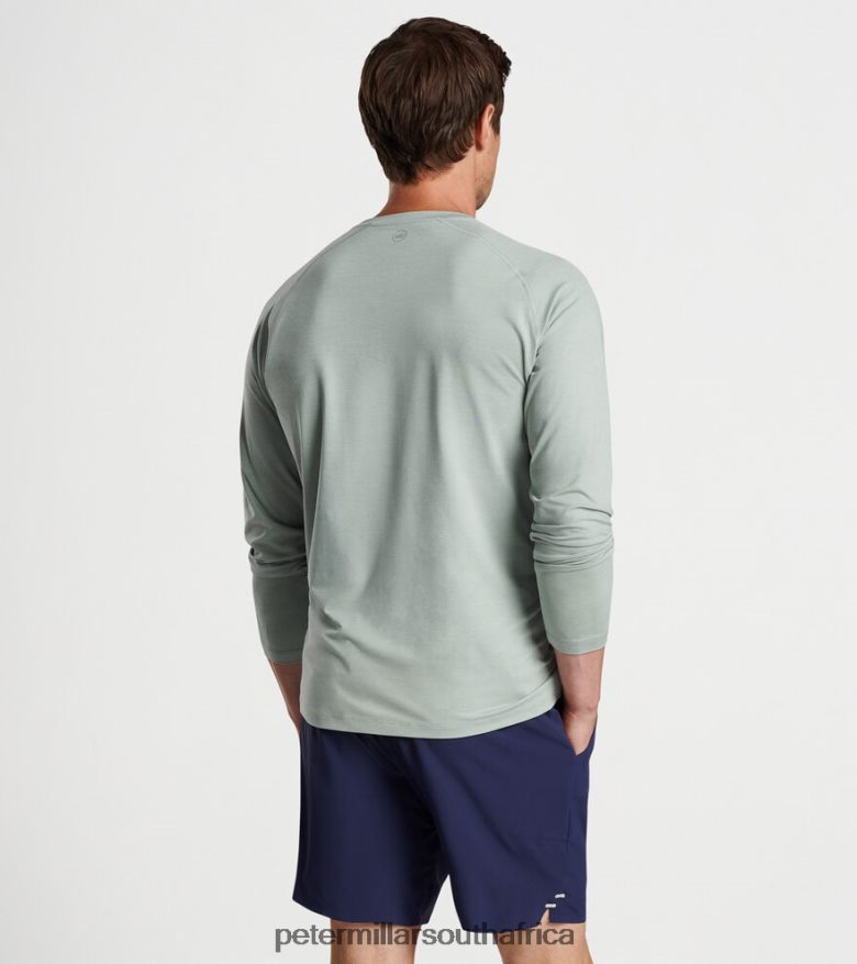 Grey Men Peter Millar Aurora Performance Long-Sleeve T-Shirt Apparel B62P4F815